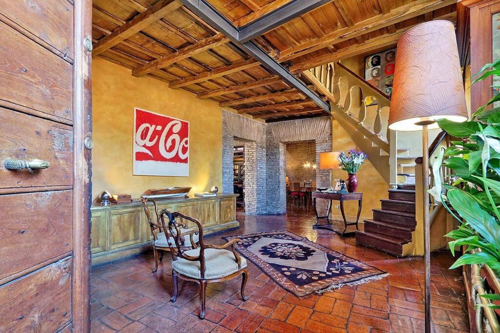 Spectacular Luxury Flat In Trastevere Рим Экстерьер фото