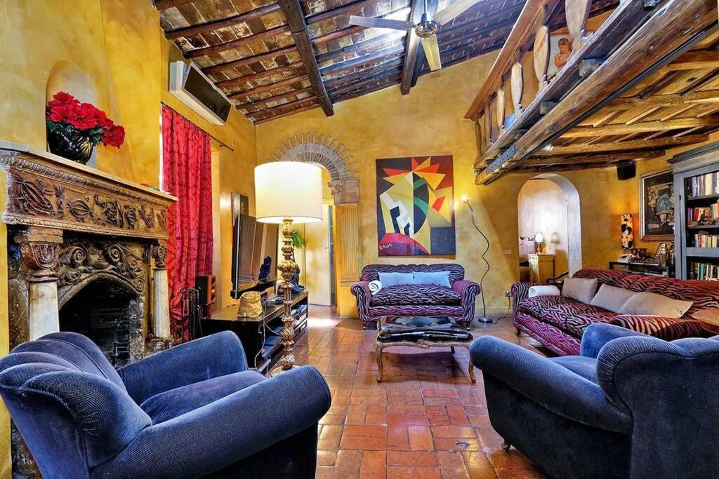 Spectacular Luxury Flat In Trastevere Рим Экстерьер фото