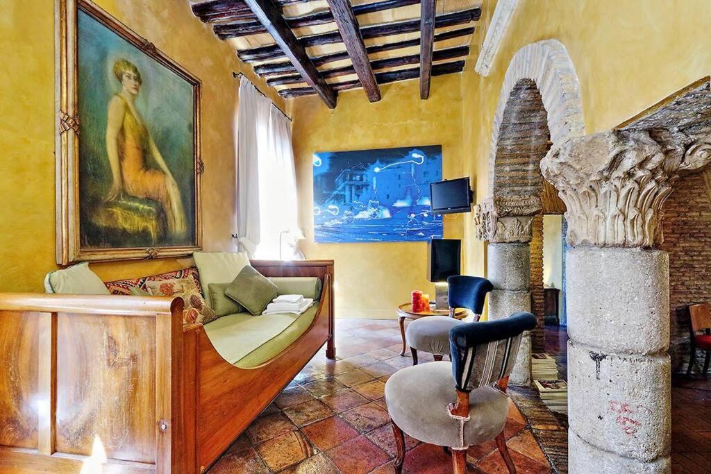 Spectacular Luxury Flat In Trastevere Рим Экстерьер фото