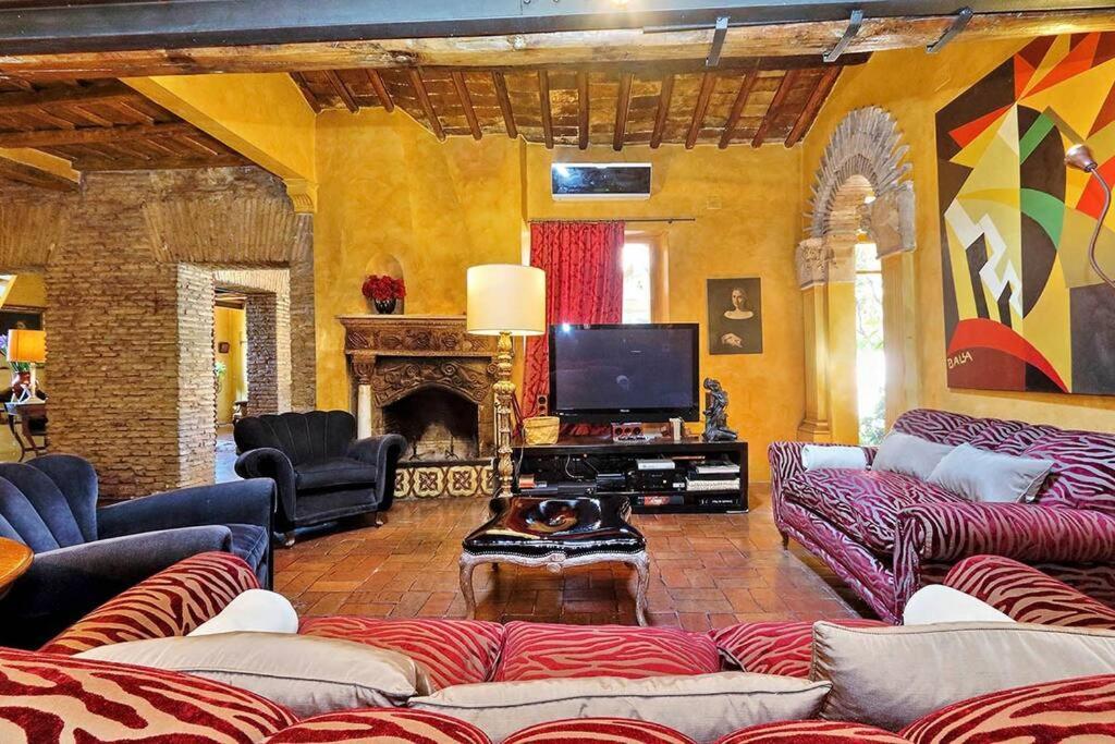 Spectacular Luxury Flat In Trastevere Рим Экстерьер фото